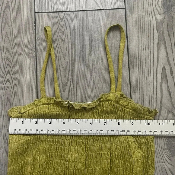 NWT Melrose and Market Women's Tank Top S Green Rayon Solid Sleeveless Pullover - Picture 6 of 7